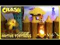 Crash Bandicoot (PS4) - TTG #1 - Native Fortress (Gold Relic Attempts)