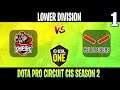 ESL One DPC CIS | Empire vs HR Game 1 | Bo3 | Lower Division | DOTA 2 LIVE