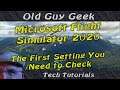 Microsoft Flight Simulator 2020 - The First Setting To Check After Installing