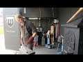 Forging a Maker Faire sword, the first day.