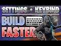 FORTNITE How To Build Faster PC (Find The Best Keybinds/Settings)