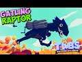Gatling Raptor vs Every Faction - TABS MODS GAMEPLAY