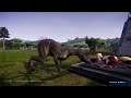 Jurassic World Evolution: Spinoraptor pair vs Indoraptor (Base Genome)