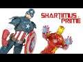 Marvel Legends Series 12 Inch Captain America & Iron Man Hasbro Action Figure Review