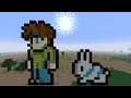 Minecraft Terraria bunny & guide!