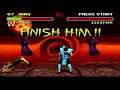 Mortal Kombat 2 Snes Jugando con Subzero
