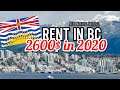 RENT PRICES IN BC ARE EXPECTED TO REACH $2600 IN 2020