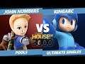 Smash Ultimate Tournament - John Numbers (Mii Sword) Vs. KingArc (Mega Man) SSBU Xeno 164 Pools
