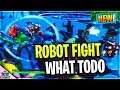 What Todo when the ROBOT BOSS FIGHT kicks off in fortnite battle royale