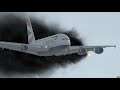 British Airways A380 [Engine Fire] • Belly Crash Landing