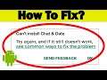 Can't Install Chat & Date App Error On Google Play Store in Android & Ios - Fix Can't Download App