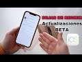 COMO DEJAR DE RECIBIR ACTUALIZACIONES BETA DE iOS / iPHONE 2021