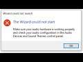 Fix Microphone Error The Wizard Could Not Start, Make Sure Your Audio Hardware is Working Properly