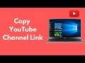 How to Copy YouTube Channel Link