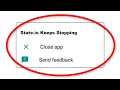 How To Fix State.io Keeps Stopping Error Android & Ios - Fix State.io App Not Open Problem