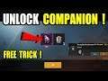 How to unlock Companion in PUBG Mobile ? How To Get Companion in PUBG Mobile ?