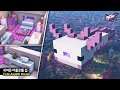 ⛏️ 마인크래프트 쉬운 건축 강좌 :: 🌊 귀여운 아홀로틀 집짓기 🌸 [Minecraft Cute Axolotl House Build Tutorial]