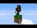 Minecraft Skyblock but you only get 1 block...