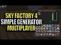 Multiplayer Minecraft Sky Factory 4 Modpack Ep 17 - Simple Generator