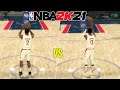 NBA 2K21 | Kawhi Leonard vs Paul George Half Court Shot Contest!