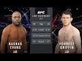 Rashad Evans Vs. Forrest Griffin : UFC 4 Gameplay (Legendary Difficulty) (AI Vs AI) (PS4)