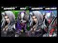 Super Smash Bros Ultimate Amiibo Fights – Sephiroth & Co #111 team battle at Northern cave
