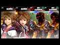 Super Smash Bros Ultimate Amiibo Fights – Sora & Co #119 Sora vs Sora vs Octoling vs Doom Slayer