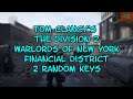 Tom Clancy's The Division 2 Warlords of New York Financial District 2 Random Keys