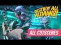 All Cutscenes | DESTROY ALL HUMANS REMAKE: Full Movie HD