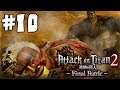 Attack on Titan 2: Final Battle Walkthrough PART 10 - Reiner vs Zeke (XBOX ONE X 1080p)