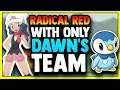 Can You Beat Pokemon Radical Red With ONLY DAWN'S ANIME TEAM?! (TEAM CHALLENGE)