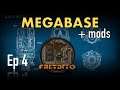Ep 4. Малая война на острове динозавров. Factorio Мегабаза с модами Angels и Bob