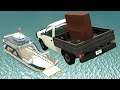 High Speed Jumps! Throwing Cars Against Boats #19! BeamNG drive Crashes! Beam NG Mods! #Shorts