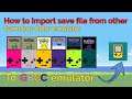 How to Import save file from other Gameboy Color emulator to GBCC emulator