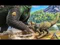 Indominus Rex Vs Titanosaurus  - (Ark Survival Evolved) Island