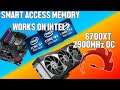 Intel Gets Smart Access Memory Working & RX 6700XT Appears To Be A Clockspeed Monster GPU