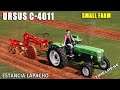 Lawn Mowing and Loading! Ursus C-4011 & Small Farm - Timelapse | Farming Simulator 19