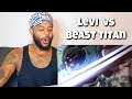 Levi vs Beast Titan - Attack on Titan | Reaction