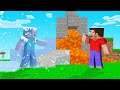 Minecraft But STEVE FREEZES EVERYTHING He TOUCHES! (insane)