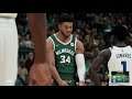 NBA 2K22 Season mode Gameplay: Milwaukee Bucks vs Minnesota Timberwolves - (Xbox Series X) [4K60FPS]