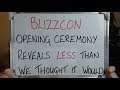 NO SURPRISES at BLIZZCON as Leaks Prove Correct!!