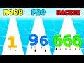 NOOB vs PRO vs HACKER - Digit Run 3D