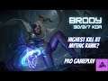 Record-Breaking Kill at Mythic Rank?? | Brody Pro Gameplay | Mobile Legends Bang Bang 30/3/7 KDA