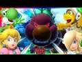 Super Mario Party Minigames #157 Yoshi vs Peach vs Rosalina vs Hammer bro