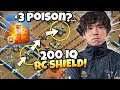Why did KLAUS pair 3 Poisons with this 200 IQ RC SHIELD?! MLCW Semi Finals | Clash of Clans
