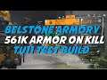 Belstone Armory Test Build | 561k Armor on Kill | The Division 2: TU11 (PTS)