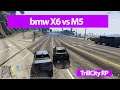 BMW X6 vs BMW M5 race.Bad drivers only. Trillcity RP gta v fivem mod