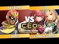 CEO 2021 - Fatality (Captain Falcon) Vs. CD (Pyra Mythra) SSBU Ultimate Tournament