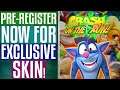 Crash Bandicoot: On The Run PRE-REGISTER NOW For Exclusive Skin!
