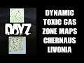 DayZ Izurvive Maps 1.14 Exp. Dynamic Toxic Gas Zones - How To Find, Avoid, Watch, Build Bases Safely